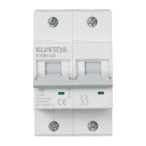 dc circuit breaker 2p 500v 125a
