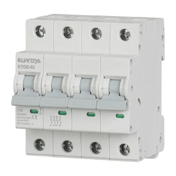 2 DC Circuit Breaker 4P 1000V | KYDB-63-4P