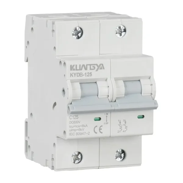 2 DC Circuit Breaker 2P 500V 125A | KYDB-125-2P