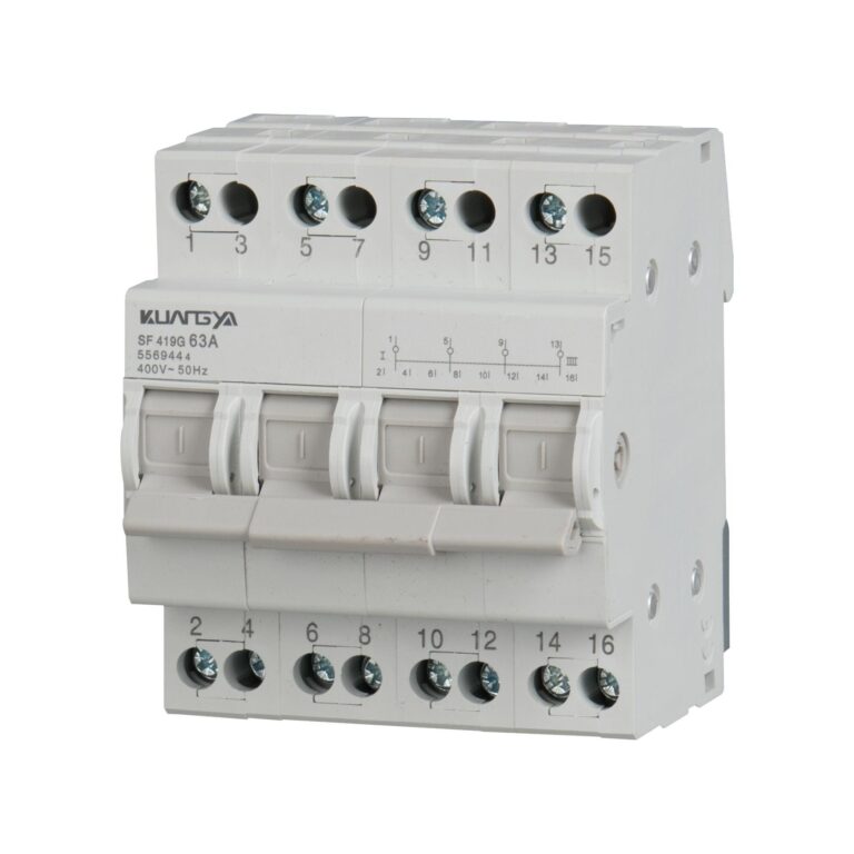 El interruptor de transferencia manual mantiene la seguridad eléctrica en 2025