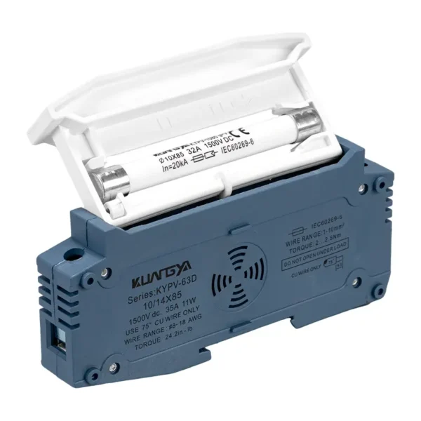 KYPV-63D-blue-5 fusibile 1500v dc