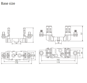 fuse holder drawing-H0B