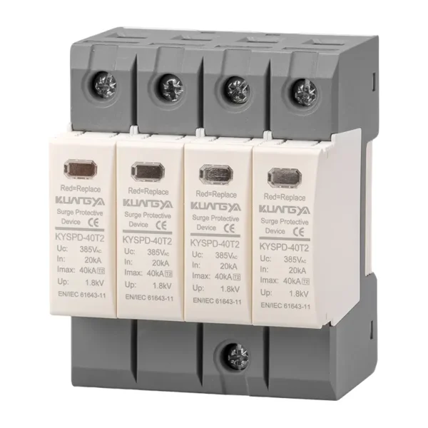 KYSPD-40T2-4P-2 type 2 surge protection device 4P