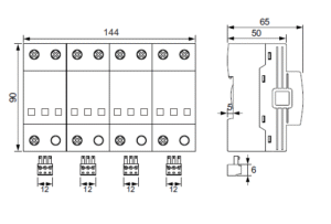 surge protection device for electrical panel dimensions
