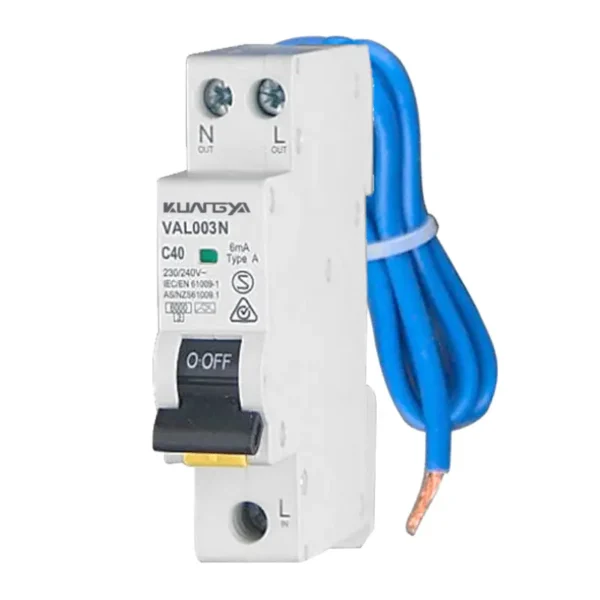 VAL003N rcbo single pole