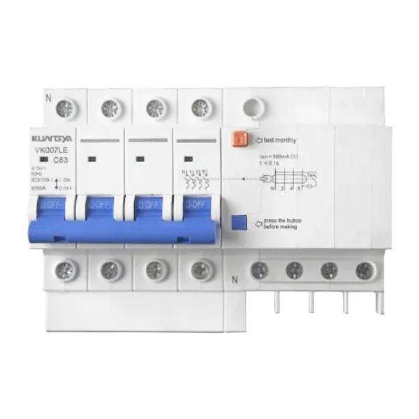 VK007LE-(4) rcbo breaker 4p