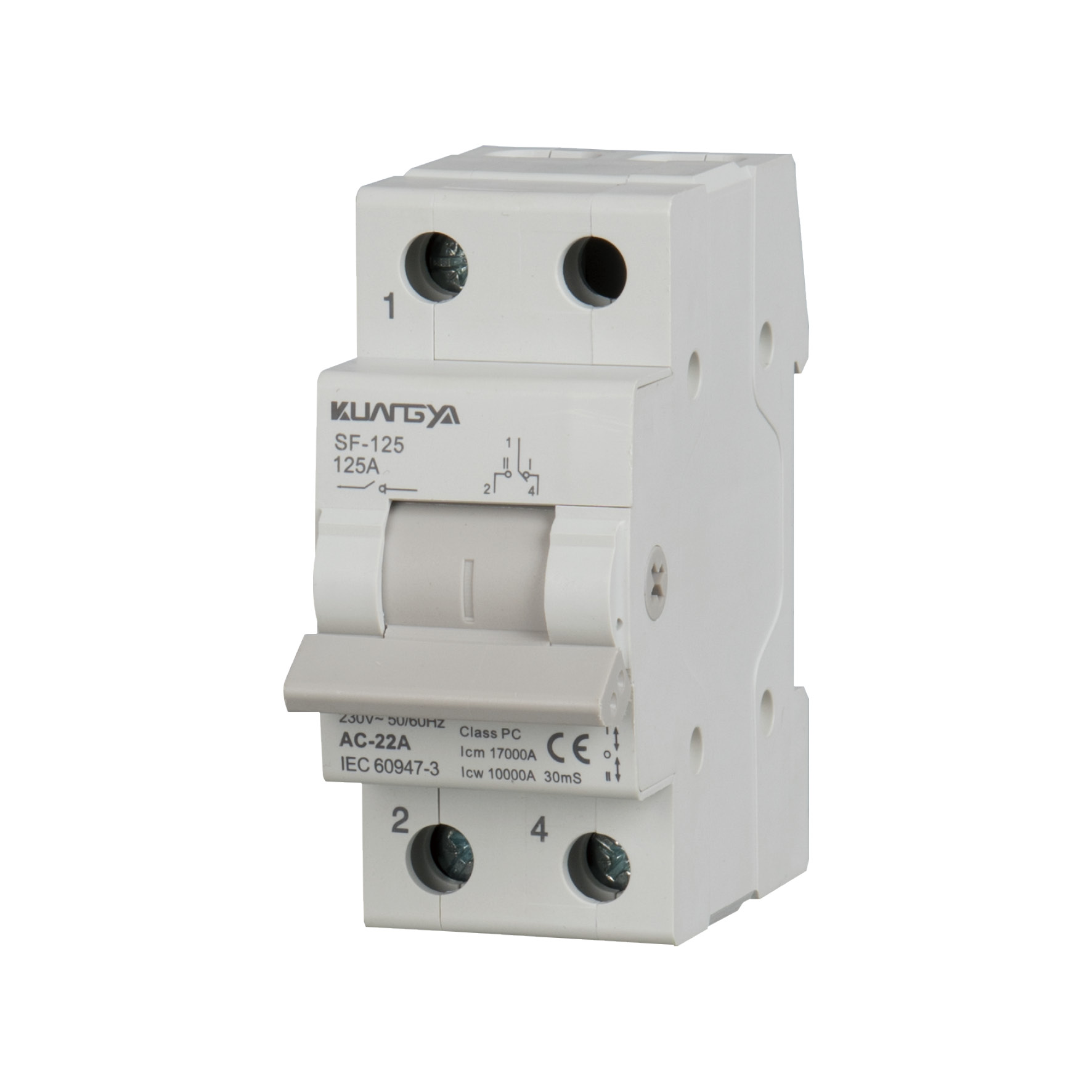 KYMTS-125A 1P manueller Umschalter