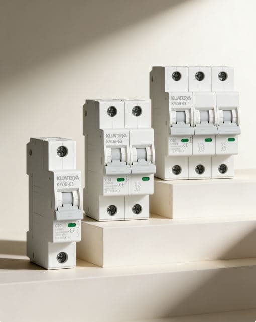 Kuangya AC MCB KYDB-63, 10-step selection guide for global electrical distribution safety