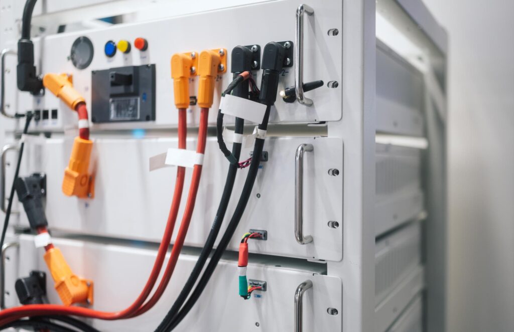 Energy Storage Connectors Inside BESS Cabinet
