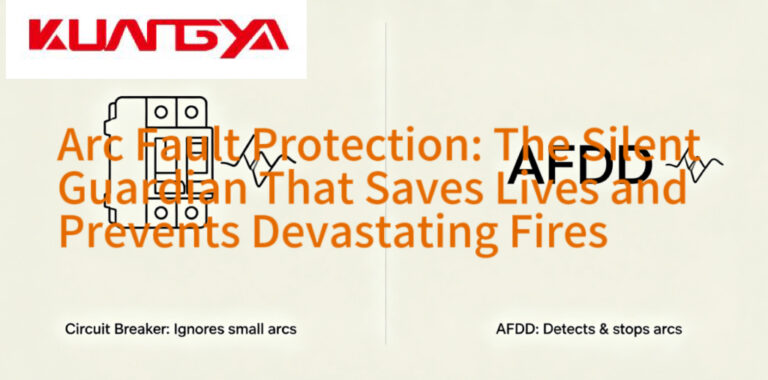 Comparison of circuit breaker vs AFDD response to an electrical arc