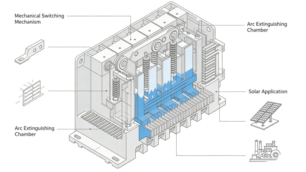 circuit breaker internal structure diagram