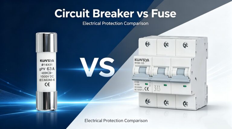 circuit breaker vs fuse industrial product comparison