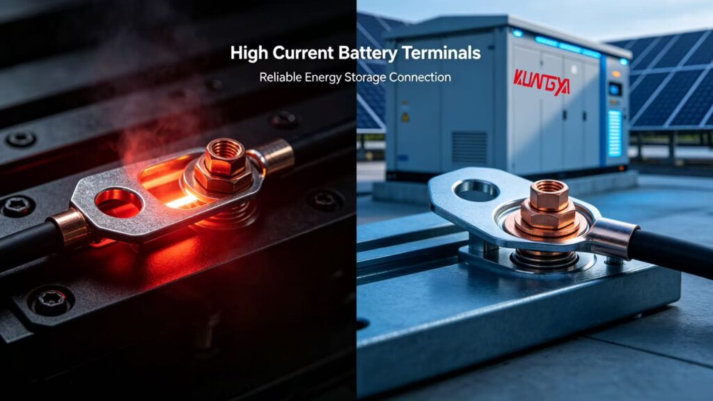 High Current Battery Terminals in energy storage systems