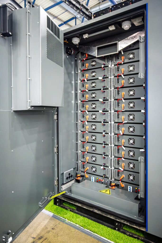 Energy Storage Connectors Inside BESS Cabinet System