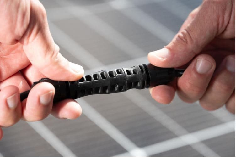 MC4 Connector Installation in Solar System