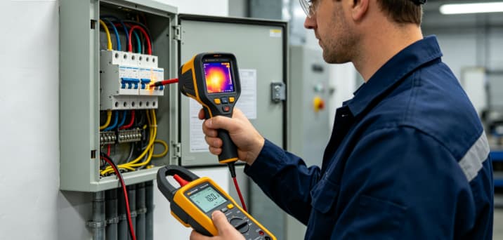 diagnostic testing for failure analysis of residential circuit breaker