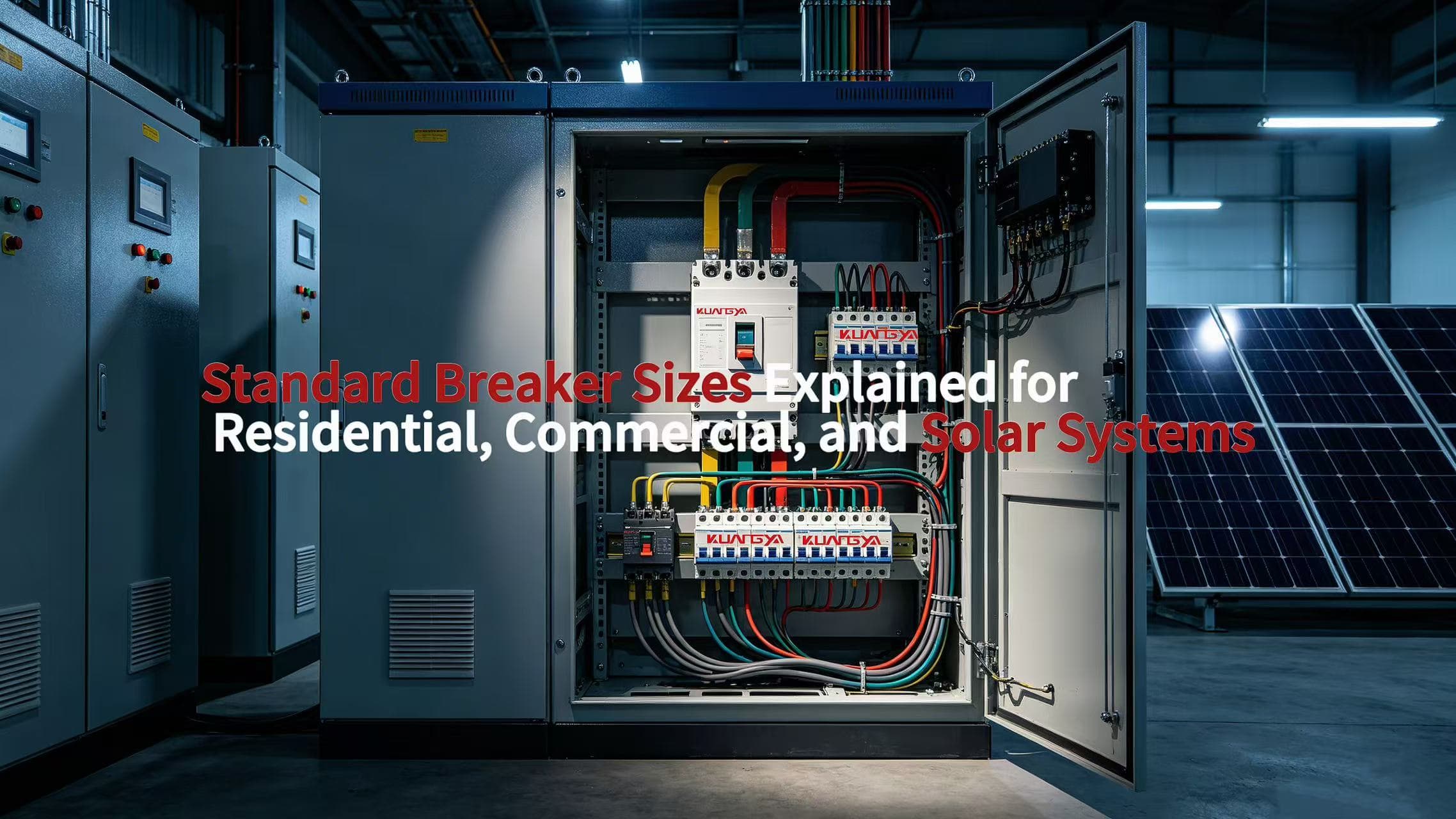 industrial electrical distribution system for standard breaker sizes guide