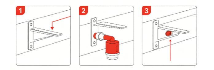 Step-by-step installation guide for aerosol fire extinguisher in electrical cabinet