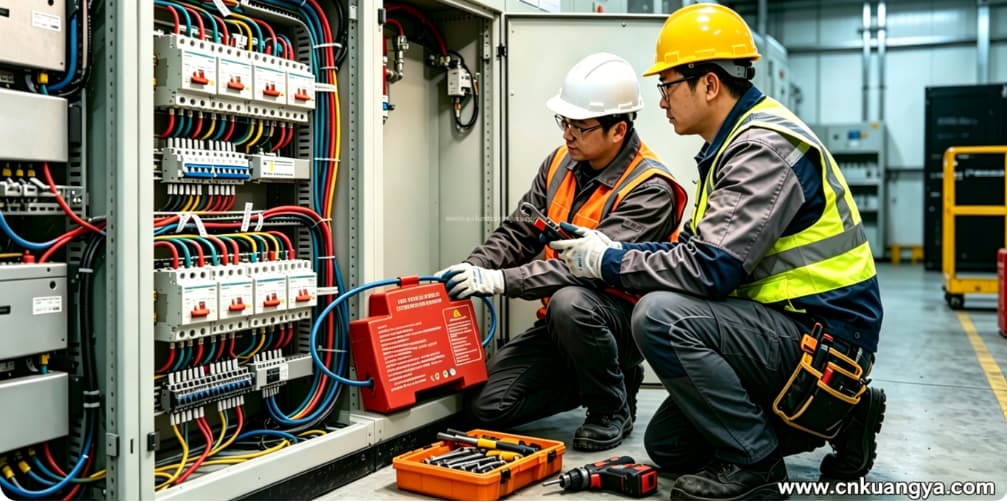 Installing an aerosol fire suppression system inside a battery cabinet