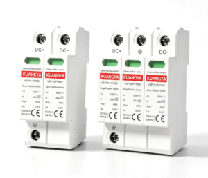 KUANGYA Type 2 DC Surge Protective Device (SPD) for Solar PV System, VSP1S-PV800 and VSP1S-PV1000, IEC 61643-31, DIN Rail Mounted