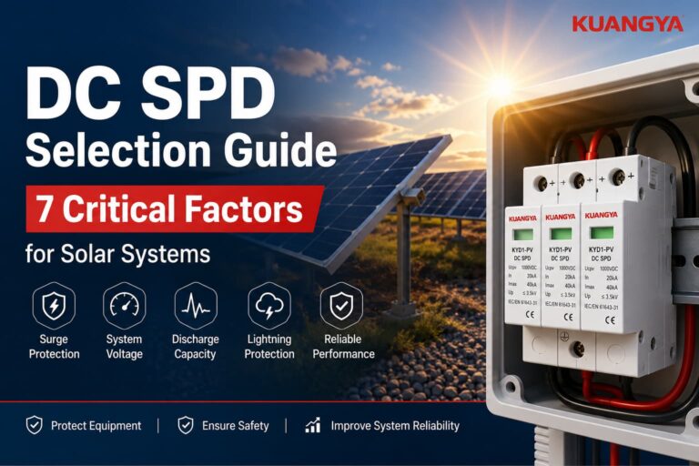 DC SPD Selection Guide for Solar Systems