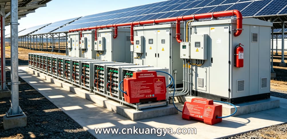 Electrical cabinet fire protection systems used in solar PV and energy storage installations