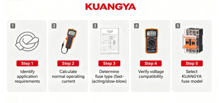 Fuse Selection Process Step by Step Flowchart