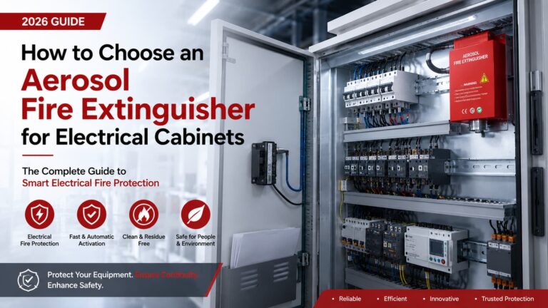 How to choose an aerosol fire extinguisher for electrical cabinets