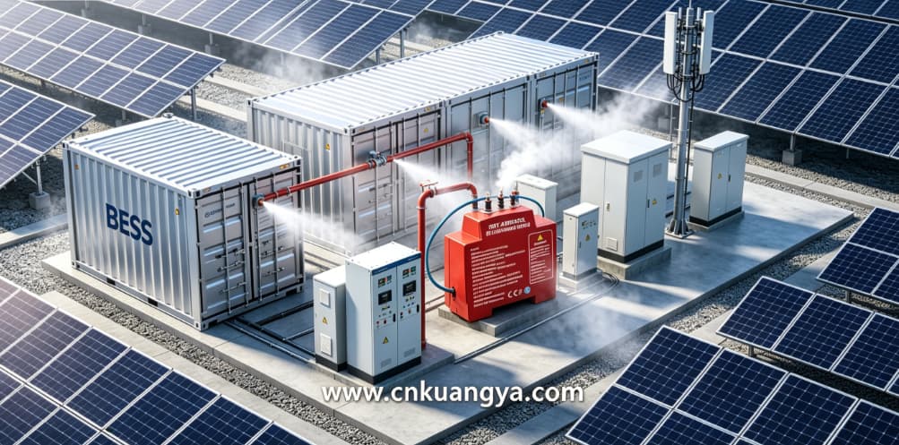 Integrated thermal aerosol fire protection system for solar, BESS, telecom, and industrial applications