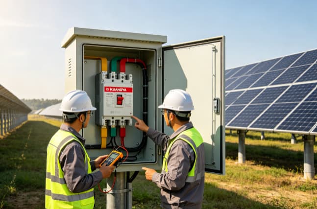 1500V DC solar fuse application in photovoltaic system