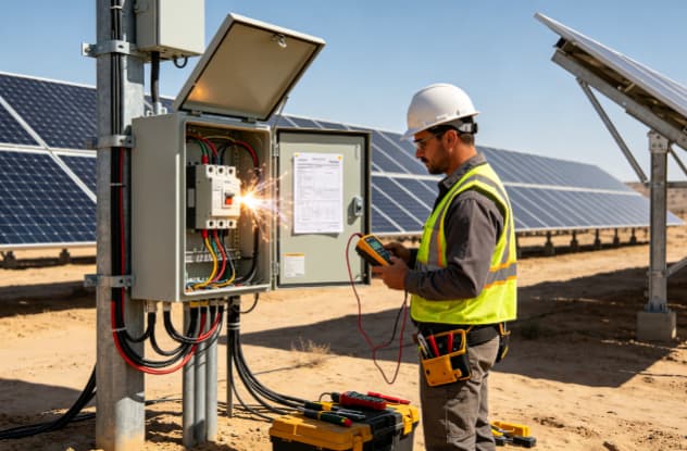 Blown Fuse in Solar PV System
