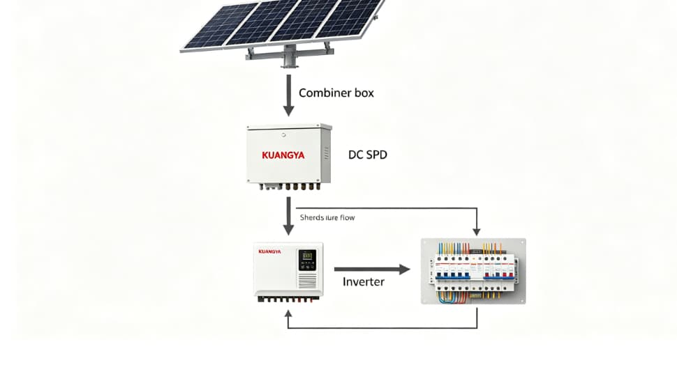 DC SPD protection in solar PV system