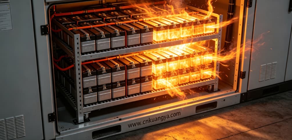 Thermal runaway inside a lithium-ion battery module