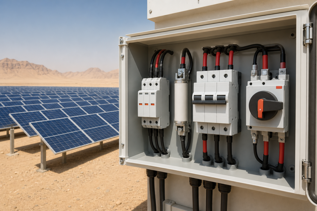 Solar DC protection components for Middle East desert PV projects