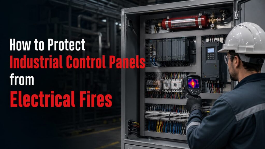 Industrial Control Panel Fire Protection for PLC, MCC and VFD cabinets