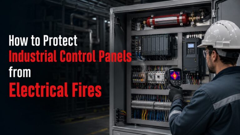 Industrial Control Panel Fire Protection for PLC, MCC and VFD cabinets