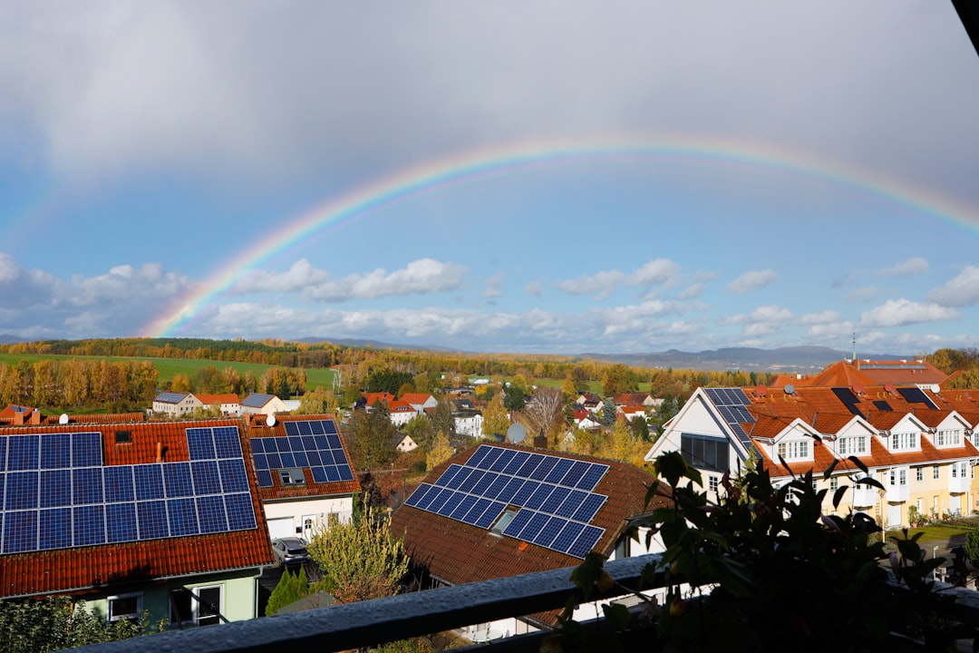 Rooftop solar panels illustrating solar PV protection in Spain