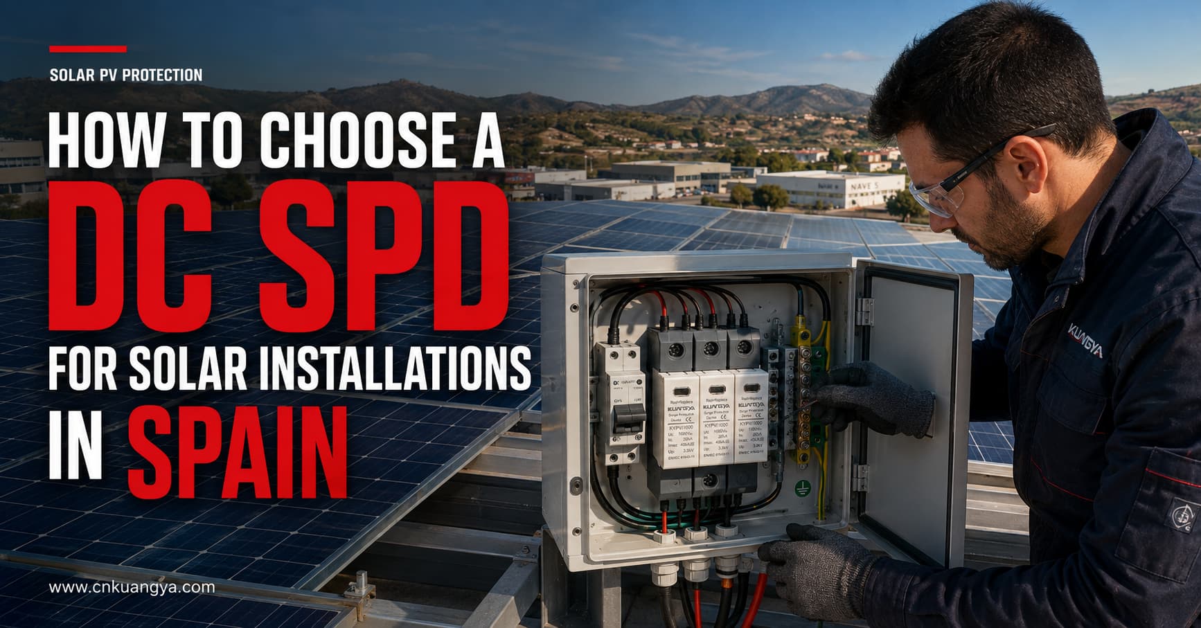 DC SPD for solar installations in Spain