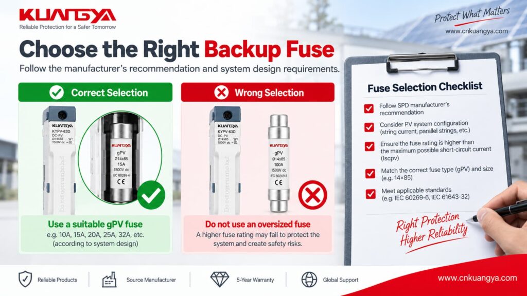 SPD backup protection in small and industrial electrical panels