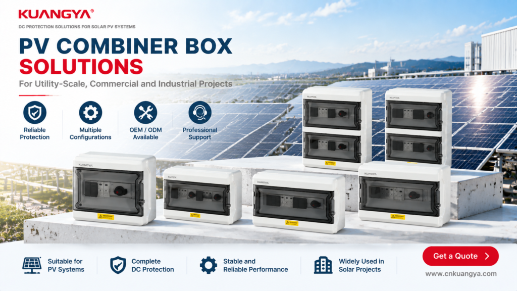 KUANGYA PV combiner box solutions for solar projects