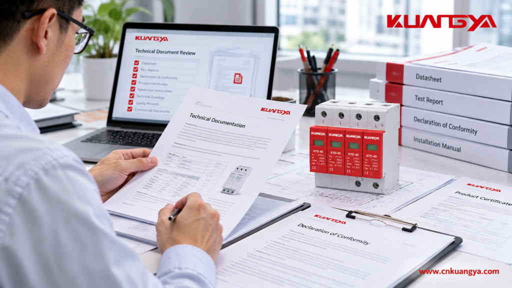 KUANGYA SPD certification and compliance document review for supplier verification